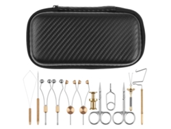Kit De Herramientas Para Hacer Moscas De Pesca Completo 12 Piezas Herramientas Para Atar Moscas Y Hacer Lures