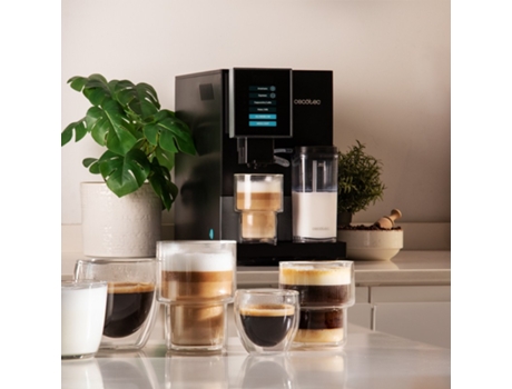 Cafetera superautomática Cremmaet Compactccino Black Silver CECOTEC