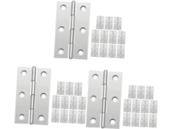 36 Piezas De Bisagras De Acero Inoxidable Para Puertas De Muebles Desmontables