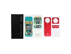 Stickers De Pvc Con Patrón Animado Para Cámara Panorámica Insta360 X3, Película Protectora Anti-rasguños, Rojo Cepillado