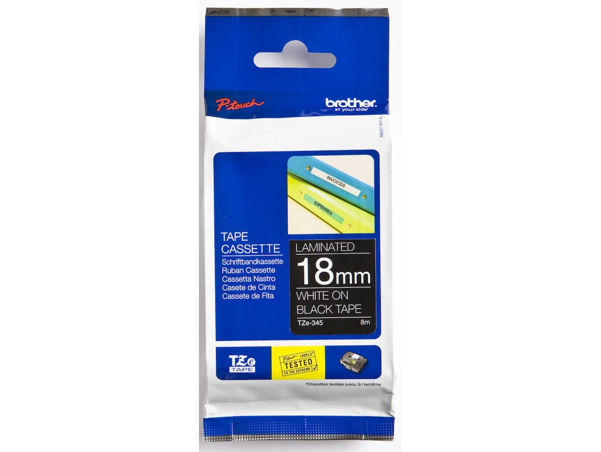 Cinta BROTHER TZe345 laminada