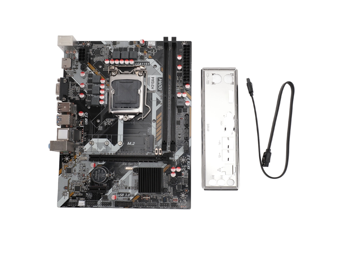 Placa Madre Del Ordenador H310a4 Atx Con Interfaz M.2 Para Procesadores Intel 6ª A 9ª Gen Luz Dourada