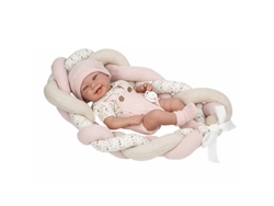 Muñeca Elegance 42 Cm Zoe Pink Cojin Muãecas Arias (Cuerpo de vinilo, Sexo Niña)
