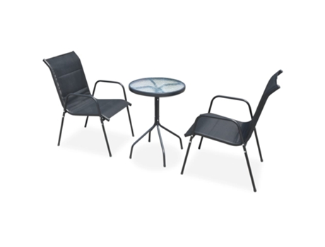 Muebles De Jardin VIDAXL Negro Tela (50x71 cm)