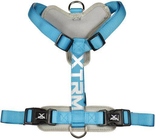 Para Perros Nayeco xtrm cronos neon flash azul xl porte grande arnes 25mm 60100cm 06949 60100 2.5