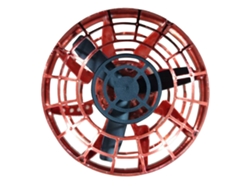 Dron volador giratorio 2026, juguete OVNI maniobrable de mano, ligero y fácil de usar, ideal para niños, para uso en interiores y exteriores, rojo.