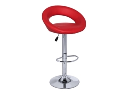 DUDECOR Taburete Tornio Rojo