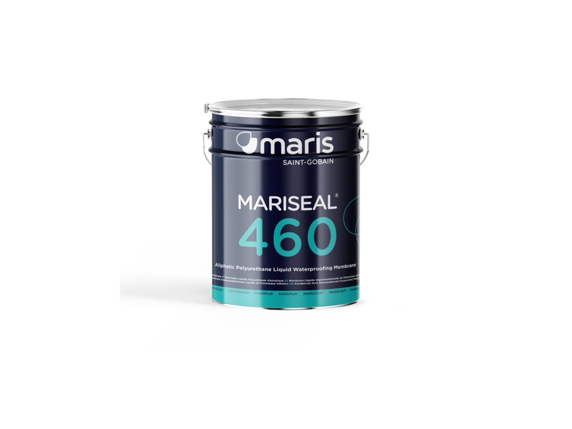Membrana de poliuretano alifático Mariseal 460, gris claro, 25 kg