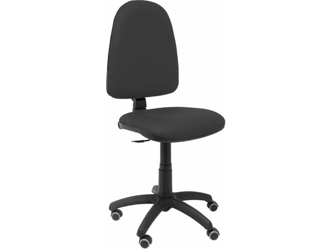 Silla Operativa PYC Ayna Negro (Brazos Ajustables - Similpiel)