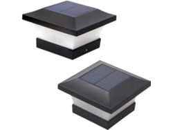 2 Luces Solares Led Blancas Para Vallas, Lámparas Decorativas Para Jardín Y Patio.