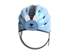 Rebe-casco Para Bebé Ajustable Respirable Suave Anti-colisión Protector De Cabeza Para Gateo Y Caminar Azul
