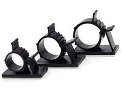 Paquete De 100 Clips Adhesivos Ajustables Para Cables, Ideales Para La Gestión De Cables. Fabricados