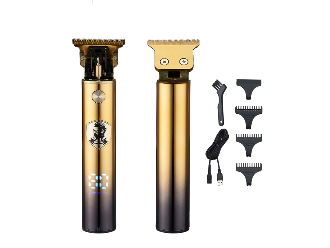 Máquina Cortar Cabelo Nk-2266 Dourado