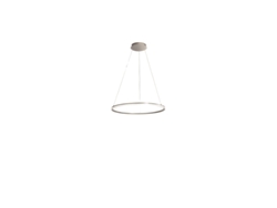 Lámpara colgante LED EDGE 86W Gris Titanio PERENZ