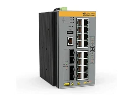 Switch ALLIED TELESIS AT-IE340-20GP-80 (Gris - USB 2.0 - RJ45 - Ethernet LAN)