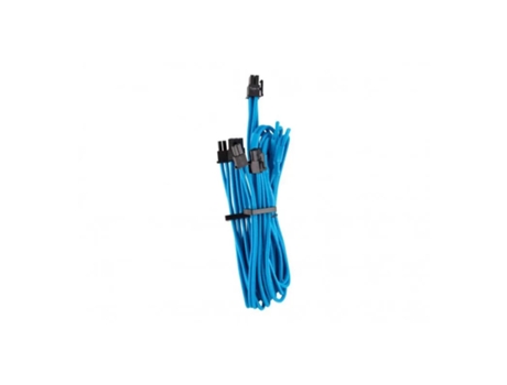 Cable de alimentación pcie CORSAIR femelle - type 4 - generation 4 - Bleu - Premium