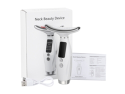 Dispositivo De Belleza Eléctrico Para Lifting De Cuello (blanco) Con 7 Modos, Masajeador Facial Y Luz Led.