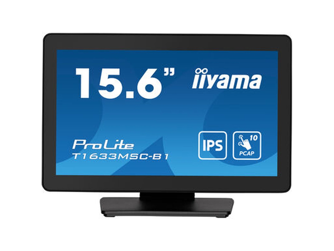 Monitor IIYAMA ProLite T1633MSC-B1 (Negro - Full HD - 15,6" - LCD - 5 ms)