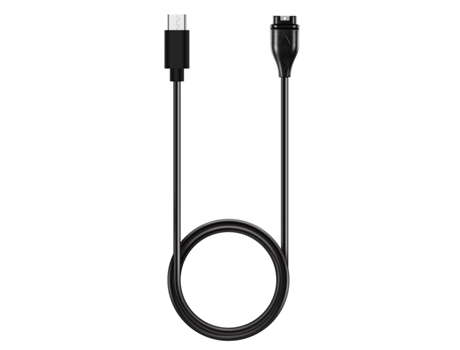 Cable de carga para reloj inteligente Garmin Forerunner 265/265S/965 universal tipo C/USB-C, 1 m (negro)