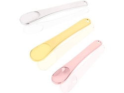 3 Espátulas Metálicas Para Crema Facial, Aplicador De Maquillaje, Cuchara Para Crema Cosmética Facial.