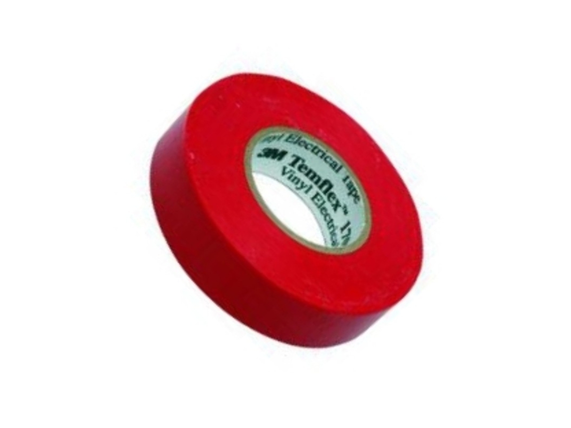 Cinta aislante temflex rojo 3M 20mx19mm