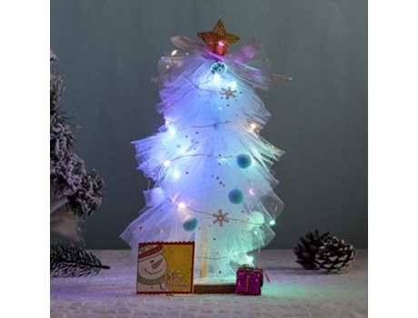 Adorno de Árbol de Navidad Adornos Navideños Decoración Artesanal Rompecabezas Juguete Regalo Bonita Punto