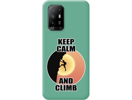 Carcasa para Oppo A94 5G TUMUNDOSMARTPHONE Silicona Líquida Dibujos Verde