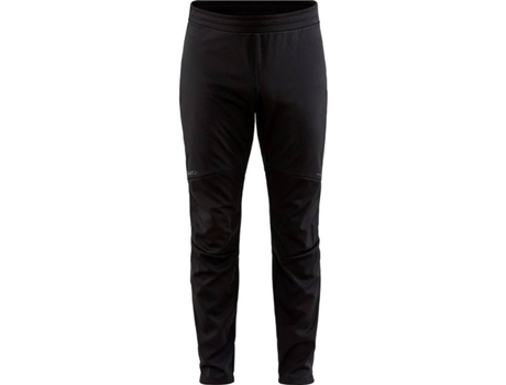 Pantalones para Hombre CRAFT Glide Full Zip Negro para Esquí (L)