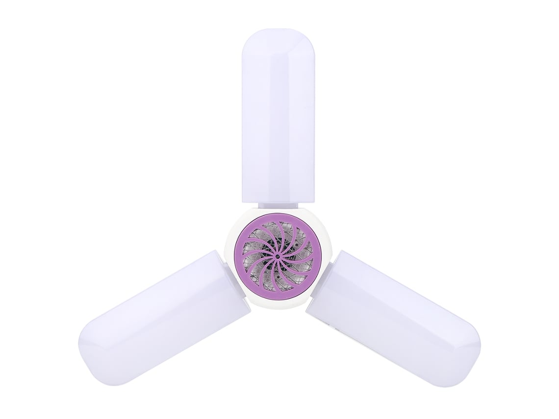 2026-lámpara Led Plegable Trifoliada E27 Matamoscas Para Interior Y Exterior 165v-265v