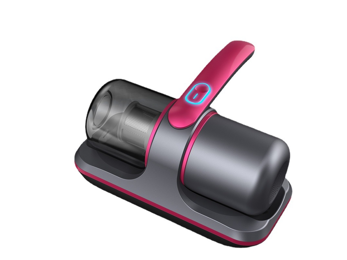 Aspiradora Para Oficina, Aspiradora Inalámbrica Uv Para Eliminar Ácaros Del Polvo, Máquina De Limpieza Para Sofá, Manta Y Colchón (gris/rojo)