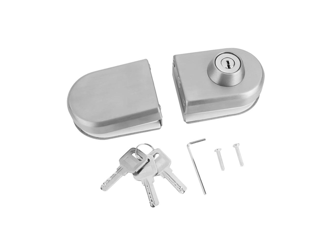 2026 Store-cerradura De Puerta De Cristal De Acero Inoxidable 10~12mm Con Llaves Para Hogar Hotel Baño