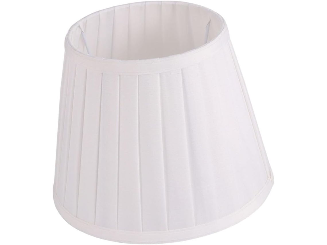 Cubierta Para Lámpara De Pared Y Techo Colgante De Tela Plisada Color Beige Para Oficina Y Hogar, Diseño Compatible