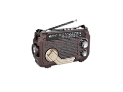 Radio Radivive con energía solar, radio portátil de emergencia con manivela y fuente de alimentación solar. GOKOCO