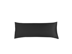 Paquete De 2 Fundas De Almohada De Seda Para Cabello Y Piel Suaves Digitallab 51x137cm (negro)