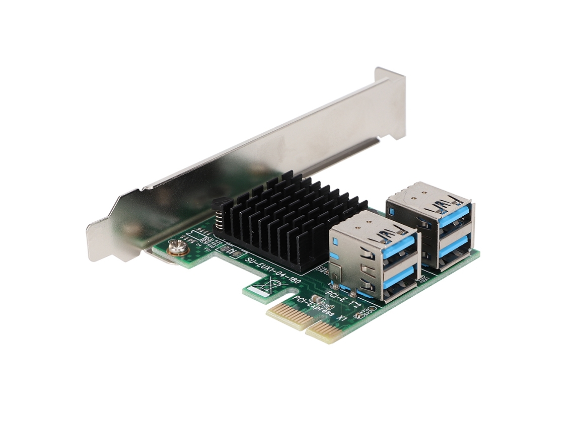 KOFIHETY Tarjeta de expansión PCI-E uno a cuatro SU-EUX1041