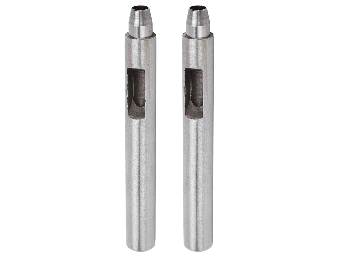 Kit de 2 Ferramentas de Perfuração Oca para Couro 7mm | S/MARCA