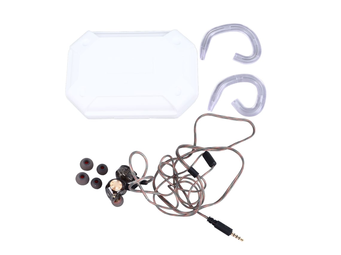 Fone De Ouvido Com Fio Dynamic Bass Profundo Controle De Volume E Microfone Para Celulares Preto