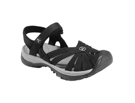 Sandalias Rose Azul Negro EU 37 1/2 Mujer KEEN