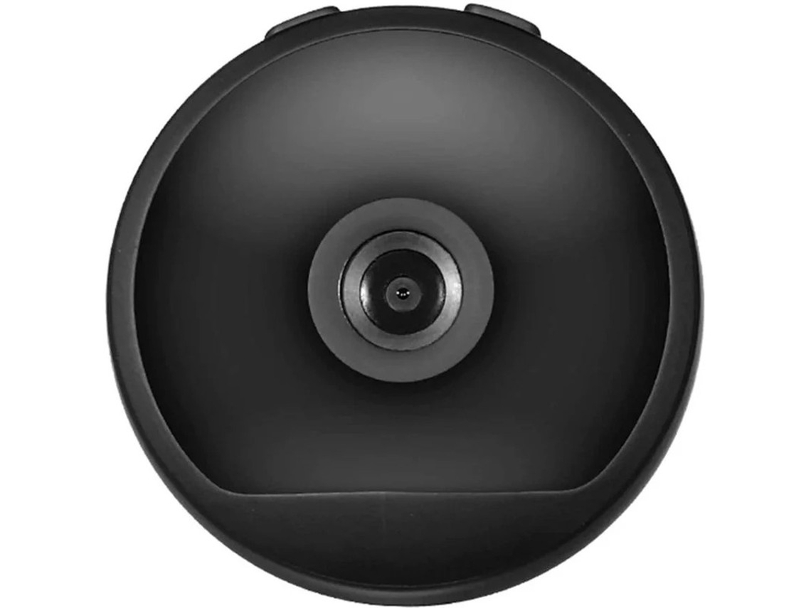 Mini cámara espía wifi 1080p HD para bebés, visión nocturna, alerta automática/sin luz, detección de movimiento, color negro, Yizhood