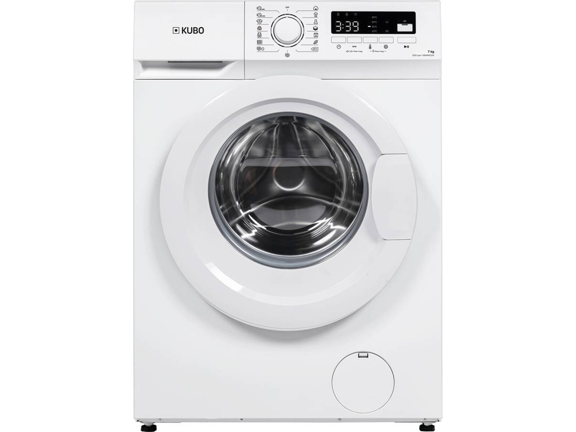 Lavadora KUBO KBWM10314 (7 kg - 1200 rpm - Blanco)