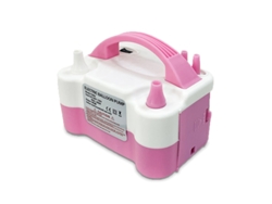 Bomba De Globos Eléctrica Portátil Con Doble Boquilla, 2 Velocidades, Enchufe Europeo Para Decoraciones De Fiestas Y Bodas (rosa) Czhhmart