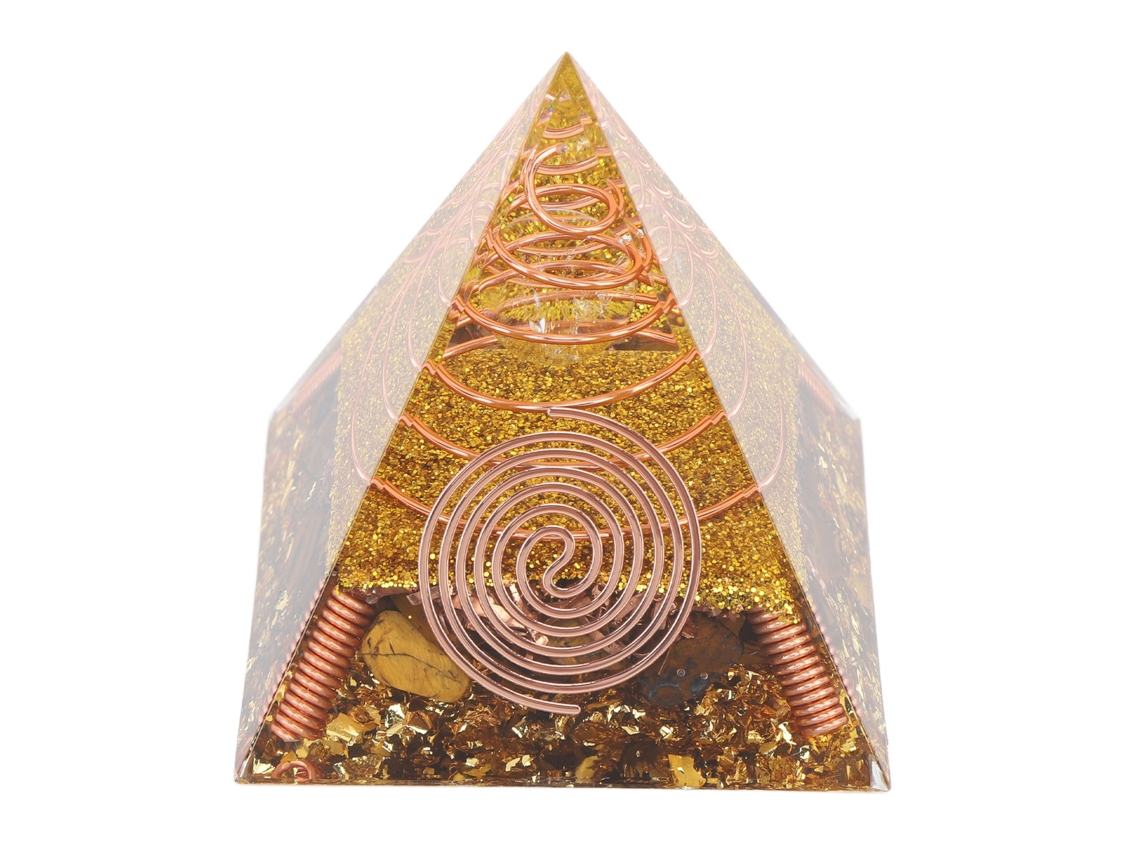 Adorno piramidal de mesa para energía positiva, 6 cm