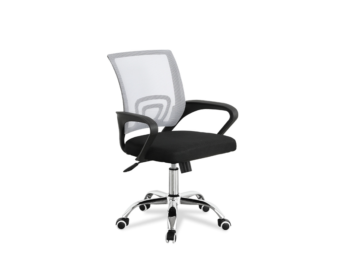 Sillas de oficina con asiento textil color Negro y Gris Modelo Martina FURNITURE STYLE