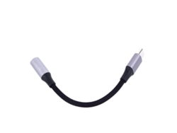Adaptador Flexible De Auriculares Usb-c A Conector De Audio De 3,5 Mm Para Teléfonos Móviles Y Tabletas.