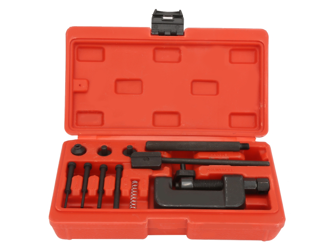 Kit De Herramientas Para La Reparación De Cadenas De Motocicletas/bicicletas: Rotura Y Retracción De La Cadena.
