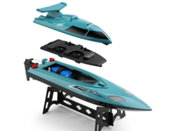 Una Batería wltoys Wl911-a Rtr Barco Rc 2.4g Alta Velocidad, Autoenderezable, Resistente Al Agua, Barco Carreras, Modelos Vehículos Juguete