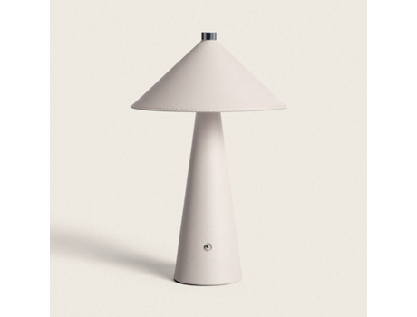 Lámpara de Mesa Portátil Led 3W Cuero y Metal con Batería Usb Recargable Nhalma LEDKIA