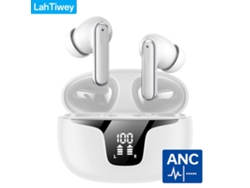 Auriculares Inalámbricos Bluetooth 5.3 (tipo B, Blancos), Cancelación De Ruido, Intraaurales, Micrófono