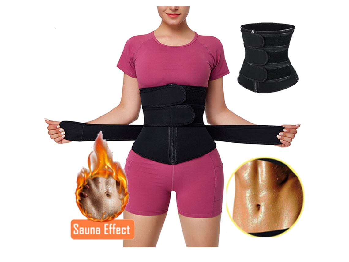 Cinturón Reductor De Neopreno Ajustable Para Sauna Y Entrenamiento De Cintura, Ideal Para Mujeres Que Desean Perder Peso.