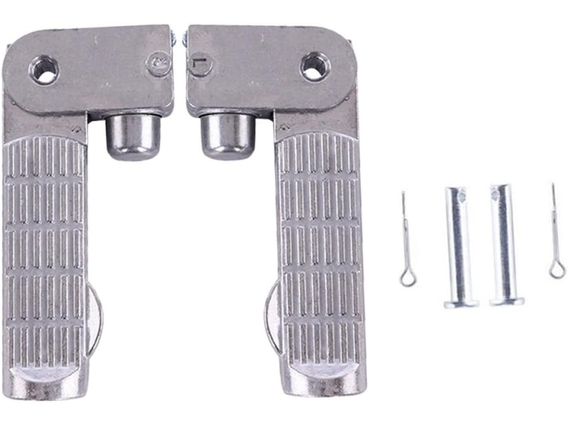 Pedales De Aleación De Aluminio Para Vehículos Eléctricos, Con Reposapiés Anchos Y Robustos Incluidos.